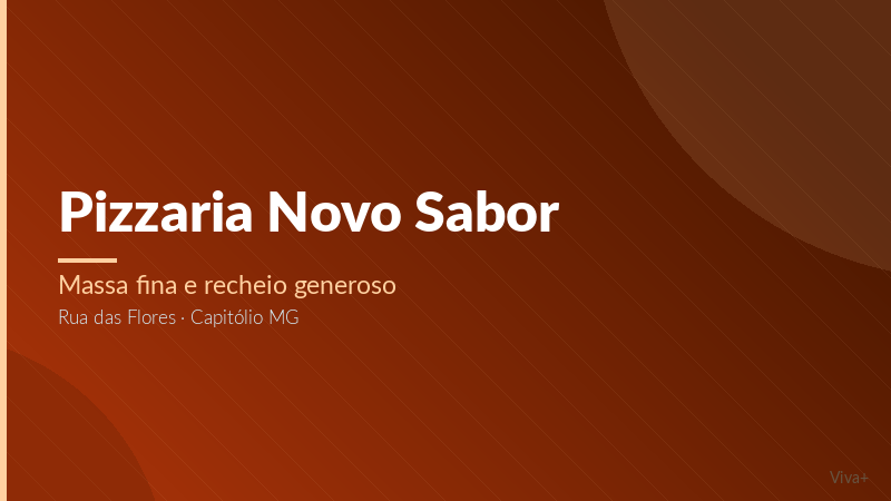 2ª pizza com 40% de desconto