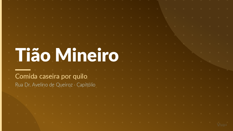 R$ 5,00 no kg no almoço